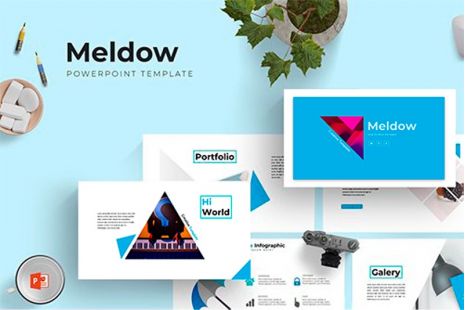 Универсальный шаблон на разные темы (Google Slides, Keynote, PowerPoint)